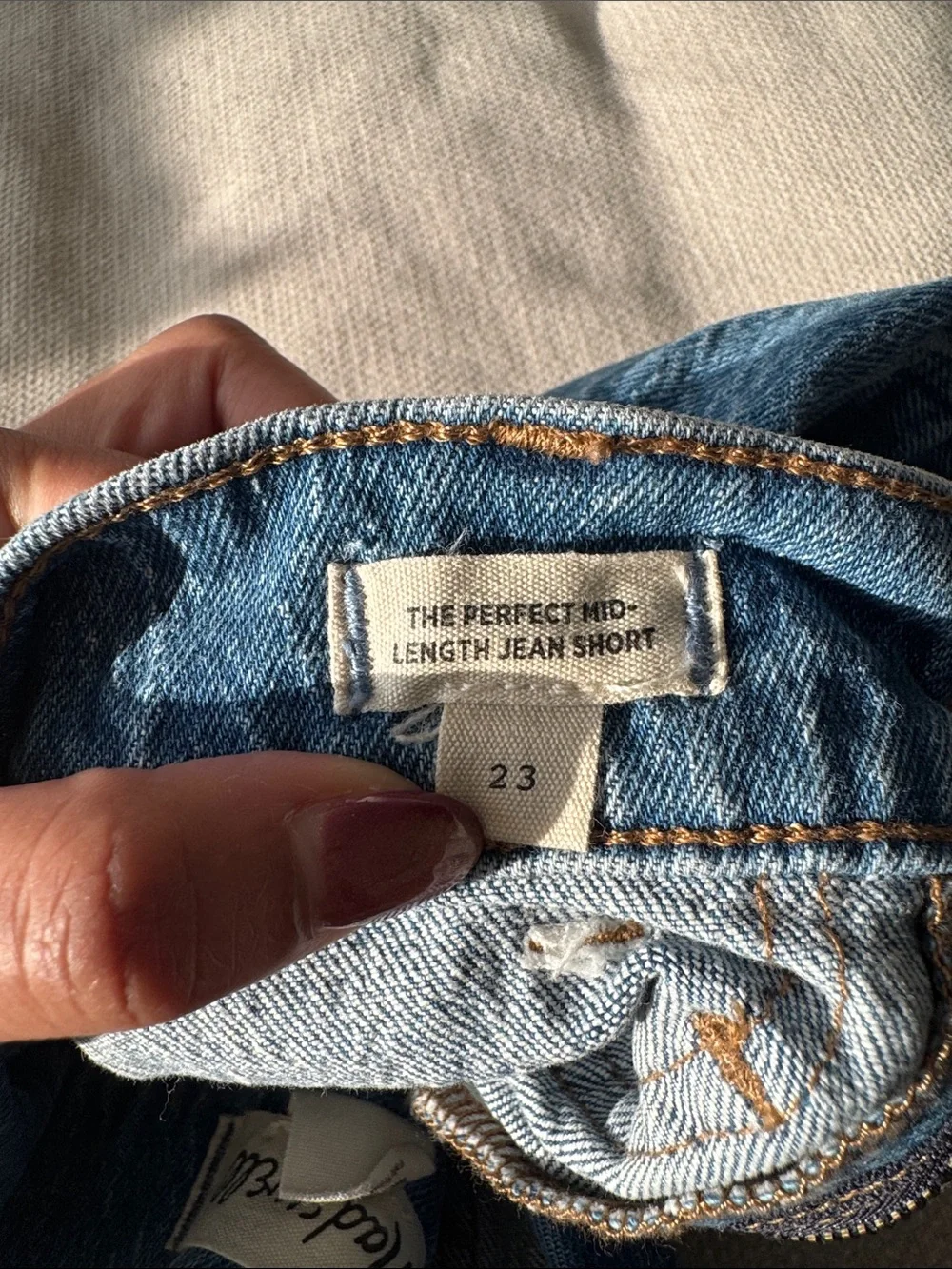 MADEWELL MID-Length Denim Short